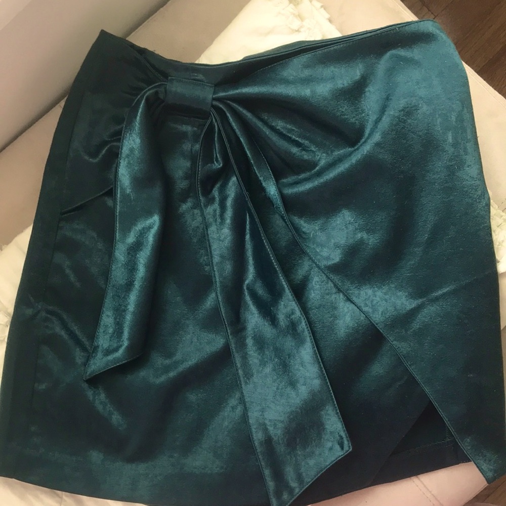 Mink pink Shiny soft velvet skirt